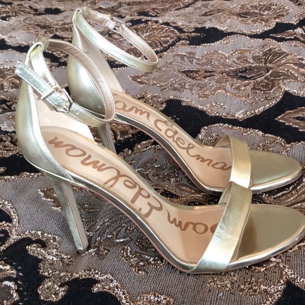 Sam Edelman gold strap sandals size 9